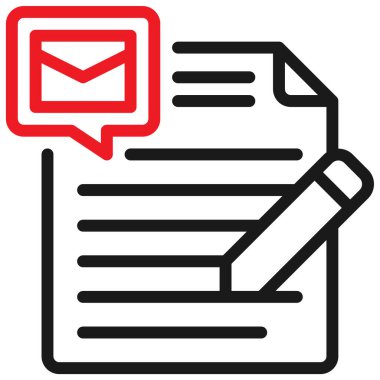 Taslak. Web simgesi vektör illüstrasyonu