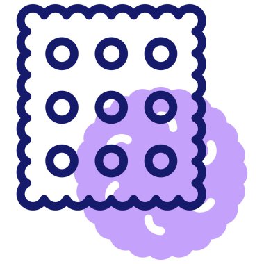 Kraker. Web simgesi basit tasarım