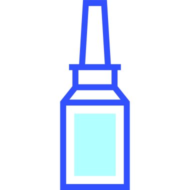 Sprey şişe. Basit tasarım 