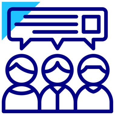 İletişim, vektör illüstrasyonu basit tasarım