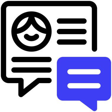 İletişim, vektör illüstrasyonu basit tasarım