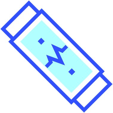 fitness izleyici simgesi, vektör illüstrasyonu basit tasarım