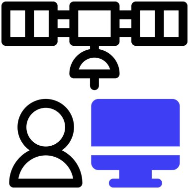 Güvenlik sistemi. Basit resimleme