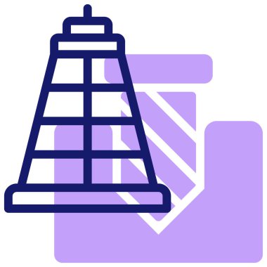 Sondaj. Web simgesi basit illüstrasyon