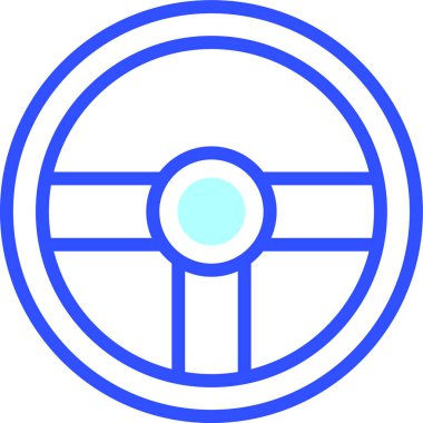 Direksiyon ikonu. vektör illüstrasyonu