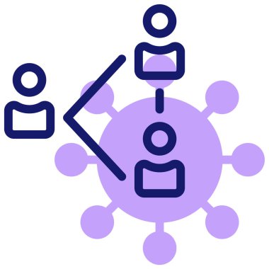 Bağlantının vektör illüstrasyonu modern simge