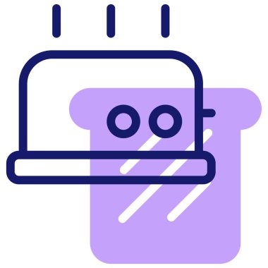 tost makinesi web simgesi basit tasarım