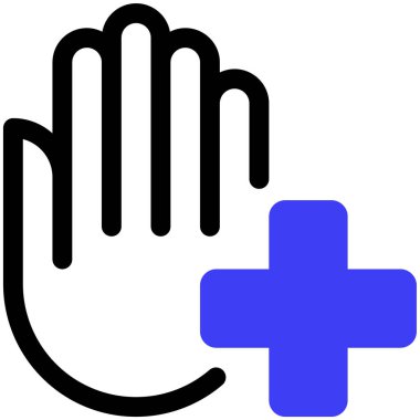 tıbbi ve sağlık vektör simgesi