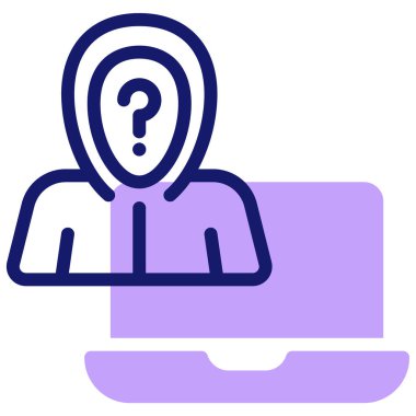 Online destek. Basit illüstrasyon