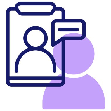 Konuş. Web simgesi basit illüstrasyon