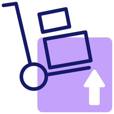 Tramvay. Web simgesi basit illüstrasyon 