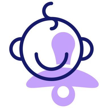 çocuk simgesi, vektör illüstrasyonu basit tasarım