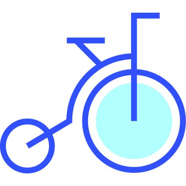 Bisiklet. Web simgesi basit illüstrasyon