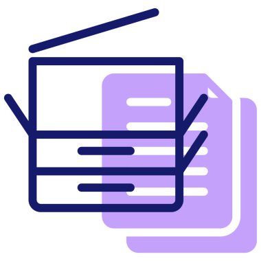 Kitap. Web simgesi basit illüstrasyon