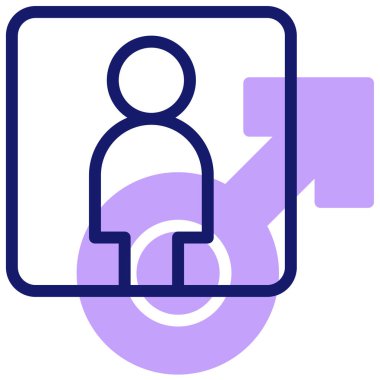 Kadın avatarı olan bir kadının vektör çizimi