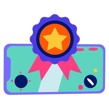 ödül simgesi vektör illüstrasyonu