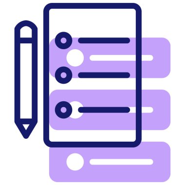 Yazmak. Web simgesi basit tasarım