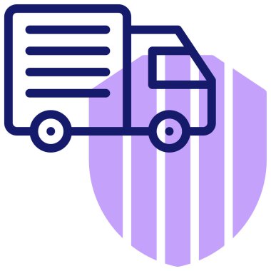 kamyon web simgesi basit tasarım