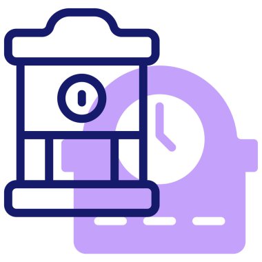 Antik modern simge, vektör illüstrasyonu