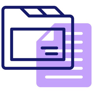 Arşiv simgesi, vektör illüstrasyonu