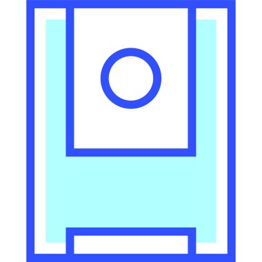 UPS modern simgesi, vektör illüstrasyonu