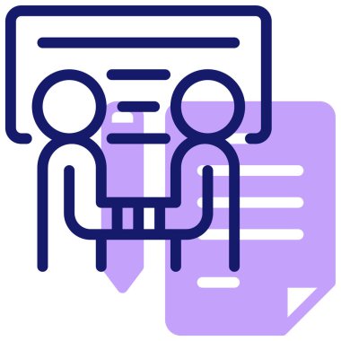 Girişimci. Web simgesi basit illüstrasyon