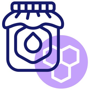 Kavanoz vektör simgesi modern basit illüstrasyon