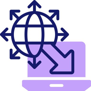 Paylaşım vektörü illüstrasyonu 