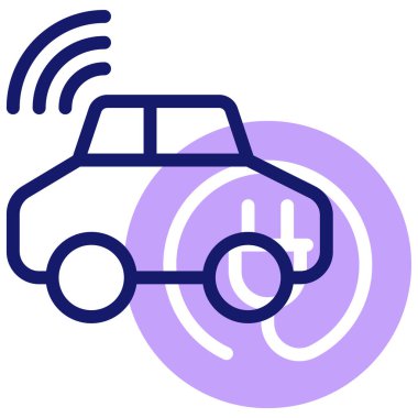 araba simgesi, vektör illüstrasyonu basit tasarım