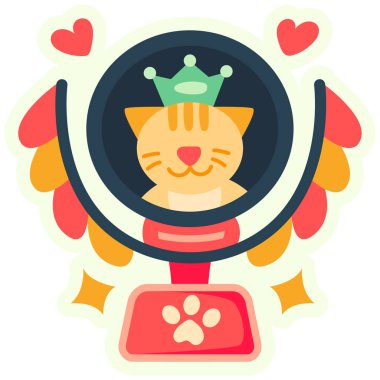 Kupa kupası. Web simgesi basit illüstrasyon