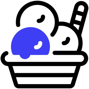 Dondurma. Web simgesi 