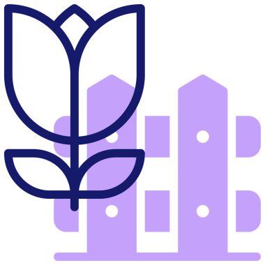 Lale Web simgesi basit tasarım