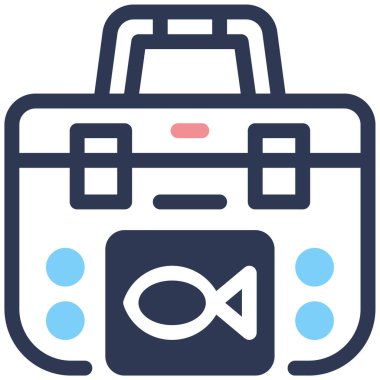 kutu modern simge, vektör illüstrasyonu