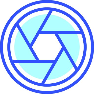 Fotoğraf makinesi simgesi. Basit resimleme.