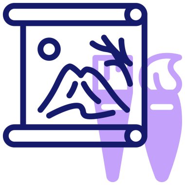 Resim web simge vektör çizim