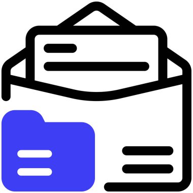 E-posta. Web simgesi basit illüstrasyon