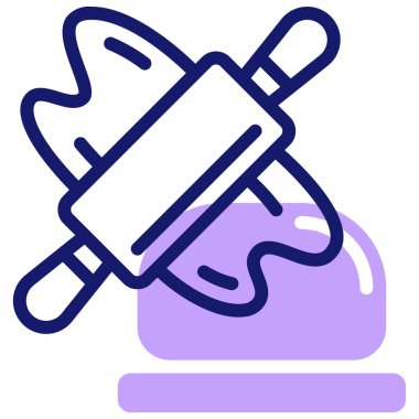 Oklava simge vektör çizim