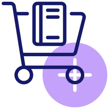 Alışveriş arabası. Basit tasarım