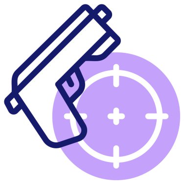 Çekimlerin vektör illüstrasyonu 