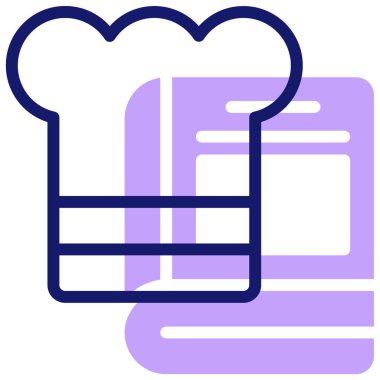 Tarif simgesi vektör illüstrasyonu