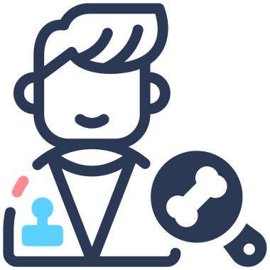 Araştırma Web simgesi basit illüstrasyon