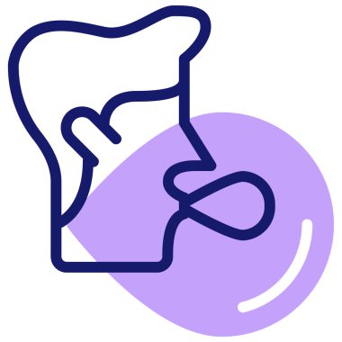 Sakız simgesi, vektör illüstrasyonu basit tasarım