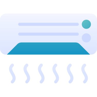 Klima. Web simgesi basit tasarım