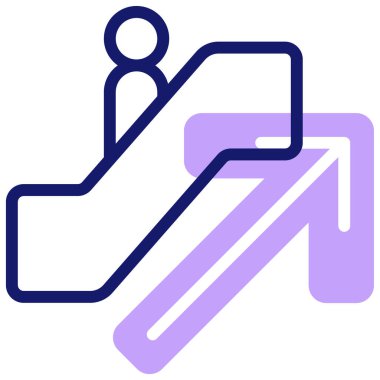 Asansör web simgesinin vektör illüstrasyonu