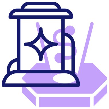 Işınlan. Web simgesi vektör illüstrasyonu 