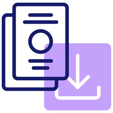 İndirin. Web simgesi vektör illüstrasyonu 