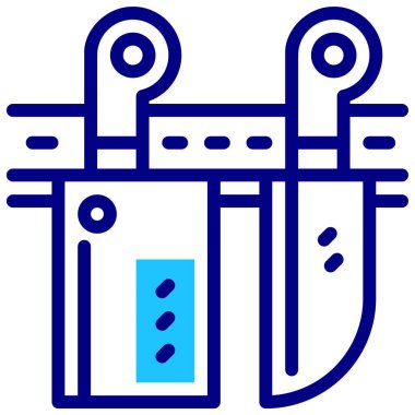 Bıçak. Web simgesi vektör illüstrasyonu