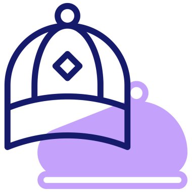 Yüzbaşı. Web simgesi basit illüstrasyon