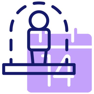 izolasyon simgesi, vektör illüstrasyonu basit tasarım