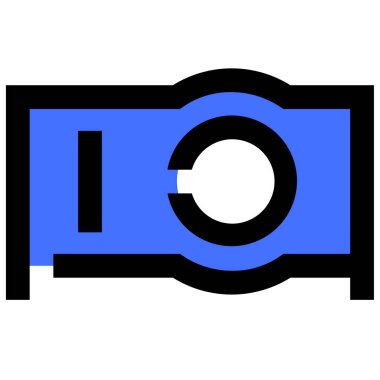 Kamera. Web simgesi basit illüstrasyon